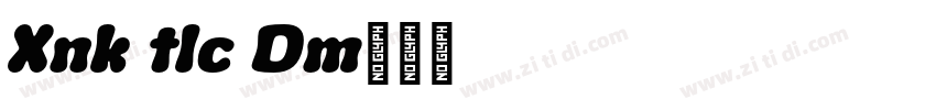 Xenku Italic Demo字体转换